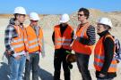 Les &eacute;l&egrave;ves visitent la carri&egrave;re