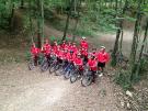 Les U13 sur leur VTT