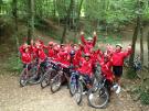 Les U13 sur leur VTT