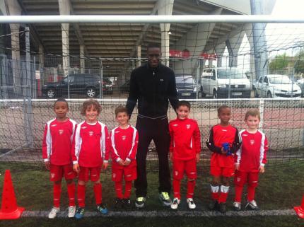 Salif San&eacute; et les U6-U7