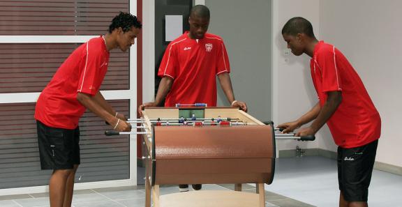 Partie de baby-foot