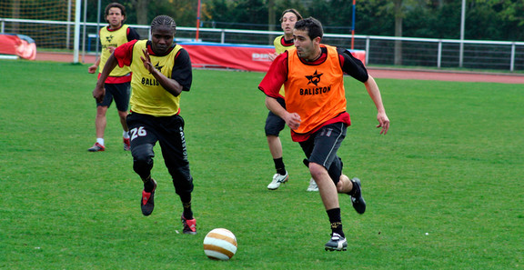 Landry N'Guemo et Moncef Zerka