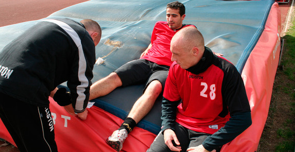 Arnaud Grosjean, Moncef Zerka et Sébastien Puygrenier