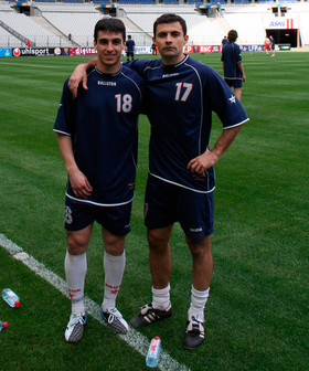 Les Uruguayens Adrian Sarkissian et Gaston Curbelo