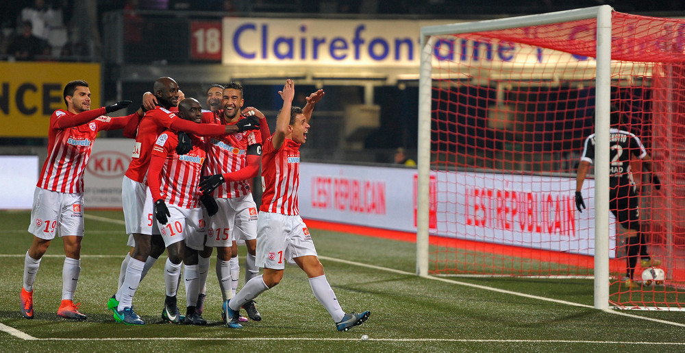 La joie des Nancéiens lors du derby