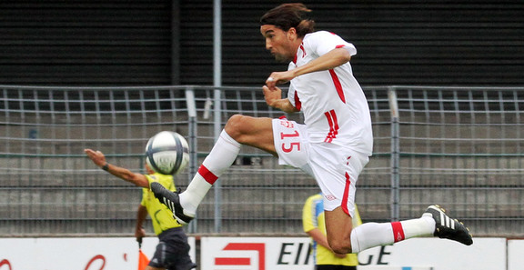 Youssouf Hadji lors du match de préparation contre l'UNFP.