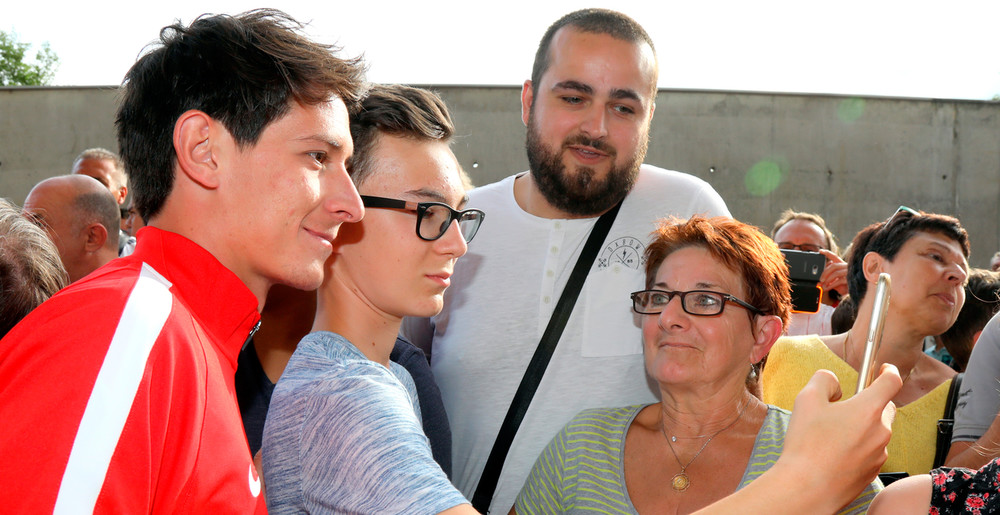 Abergel présenté aux supporters