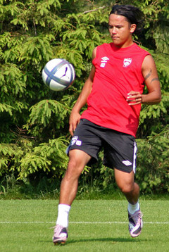 Premier entraînement avec ballon