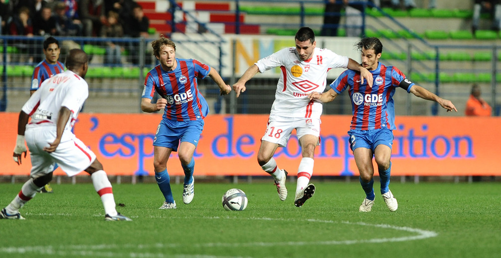 Redoutable offensivement, l’ASNL s’impose brillamment à Caen (photo: R. Le Meur).