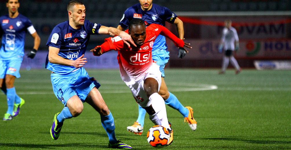 Auteur d’un triplé étincelant, l’international haïtien a fait basculer le match.