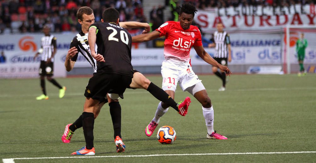 L’ASNL profite des défaites de Caen et Lens pour revenir à deux points.