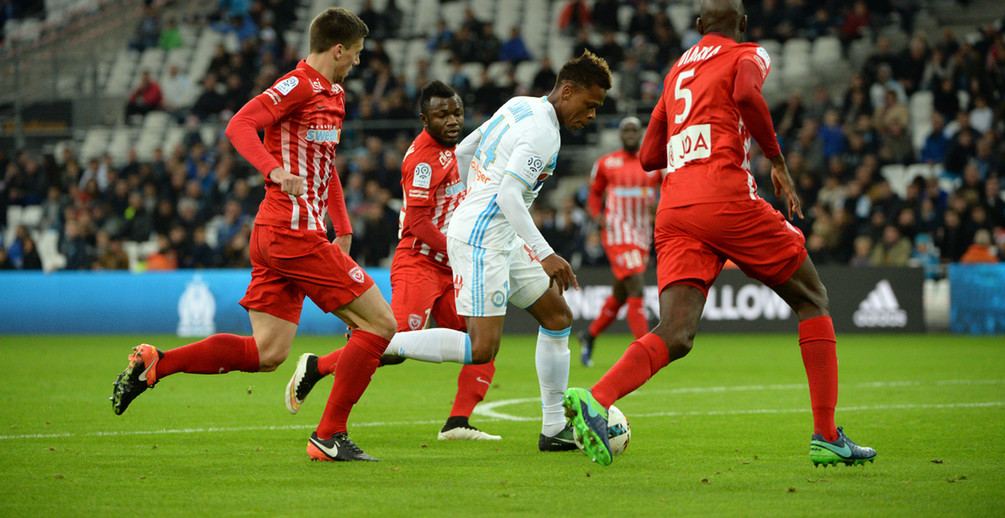 Face à un OM conquérant, l’ASNL n’a pas réussi à développer son jeu (photo Yannick Parienti / OM.net 2016).