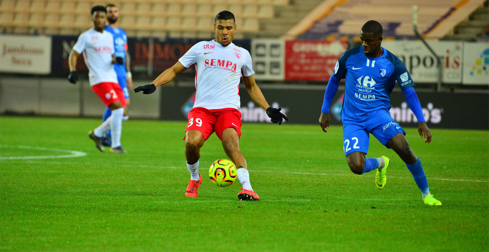 Dominateurs dans le jeu, les Nancéiens se sont fait surprendre en contre (photo J. Diaféria / GF38).