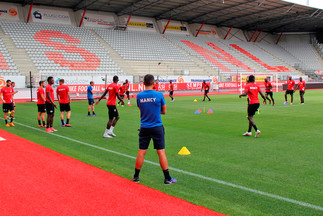 L'avant-match de Nancy-Niort