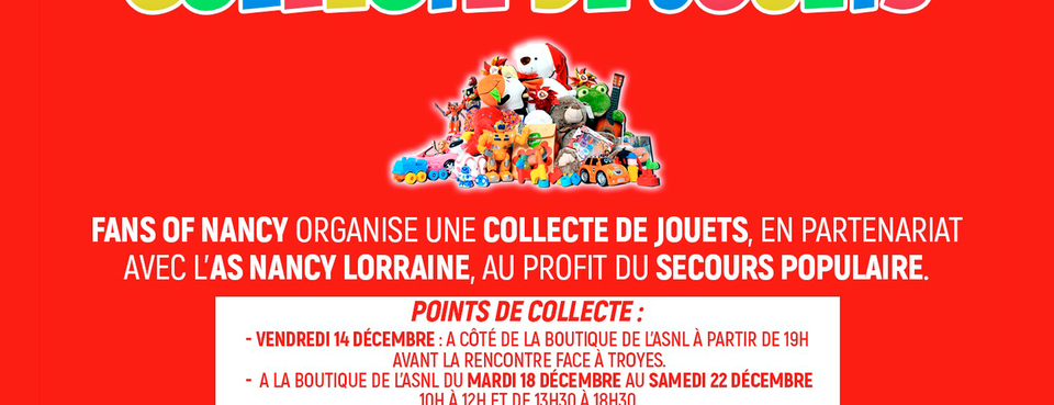 Une collecte de jouets