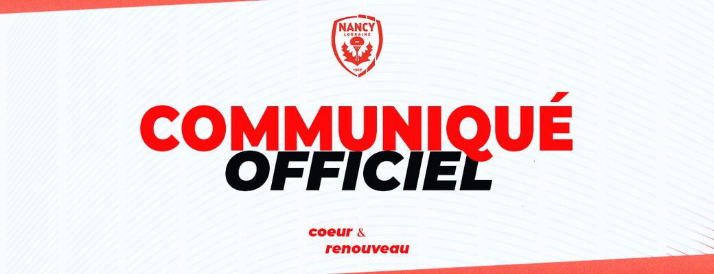 Communiqué officiel