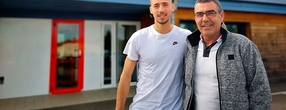 Lenglet en visite