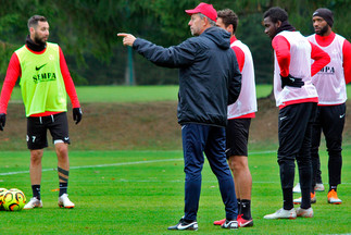 Le premier entraînement de Perrin