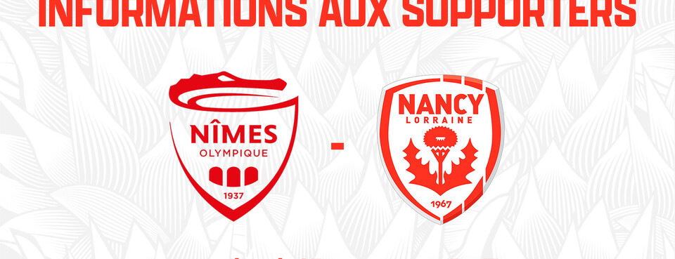 NIMES - ASNL : informations supporters