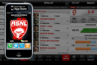 L'ASNL débarque sur iphone