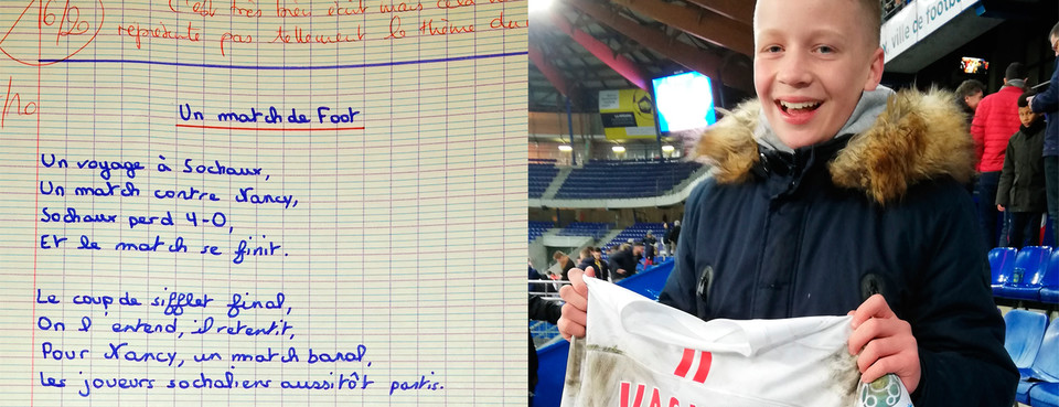 16/20 pour Mathys