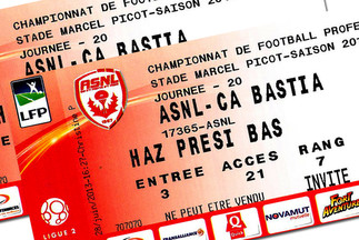 La 2ème place à 1€ pour ASNL-CAB