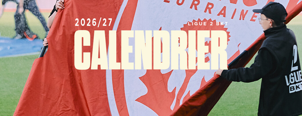 Calendrier 2026-2027