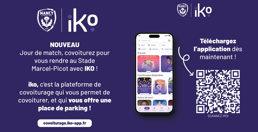 Covoiturez pour encourager nos Nancéiens !