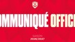 Communiqué officiel