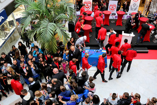 Bain de foule au St-Seb