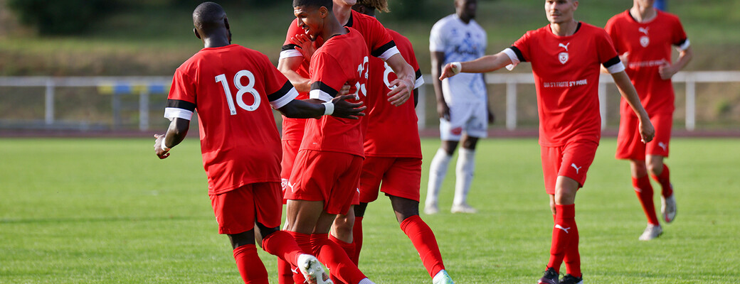 Les buts nancéiens à Thaon