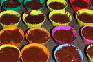 Les muffins avant la cuisson