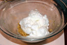 Ajouter le blanc d'oeuf en neige