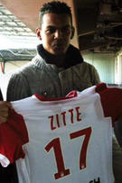 Florent ZITTE avec son maillot