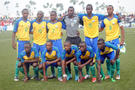 Equipe du Rwanda (Bonfils est en bas à droite)