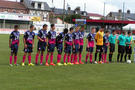 Equipe face à Auxerre pour la petite finale