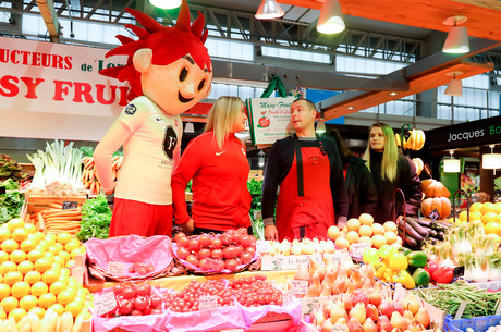 Les féminines au marché central