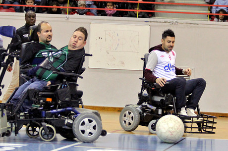 Du foot fauteuil pour le Téléthon