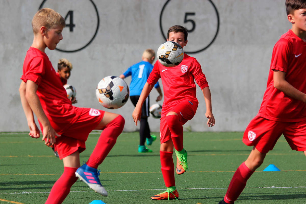 Une séance avec les U12 - Photo n°1