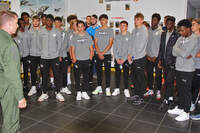 Les U19 visitent la base d'Ochey - Photo n°2