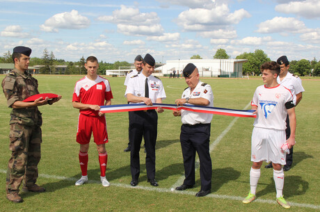 Les U19 contre l'Armée de l'Air