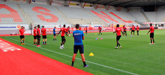 L'avant-match de Nancy-Niort