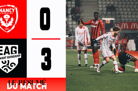 J19 Ligue 2 BKT - Le résumé vidéo de Nancy - Guingamp