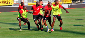 L'avant-match de Nancy-Béziers