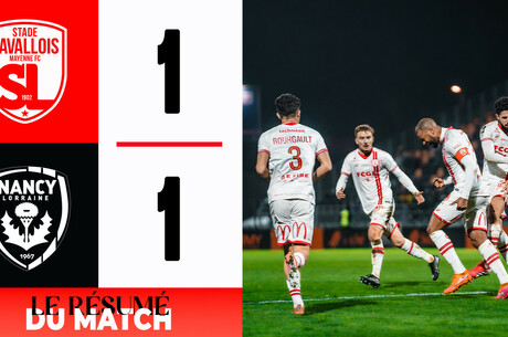 J25 Ligue 2 BKT - Le résumé vidéo de Laval - Nancy