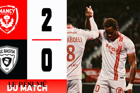 J12 Ligue 2 BKT - Le résumé vidéo de Nancy - Bastia