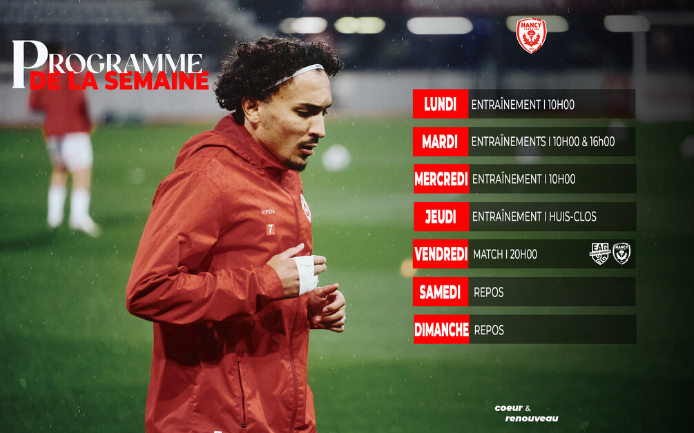 Le programme de la semaine