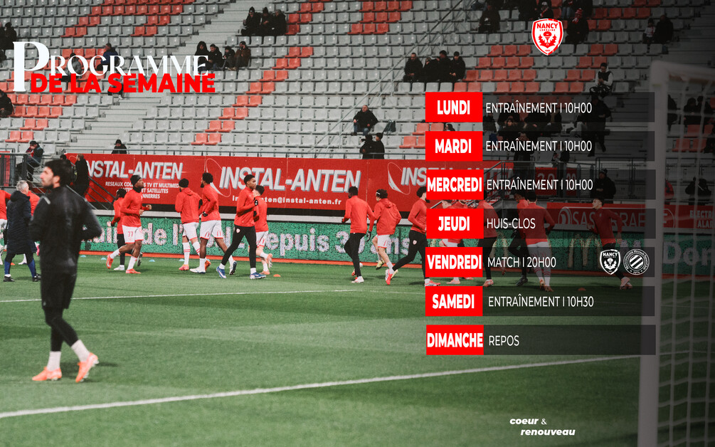 Le programme de la semaine