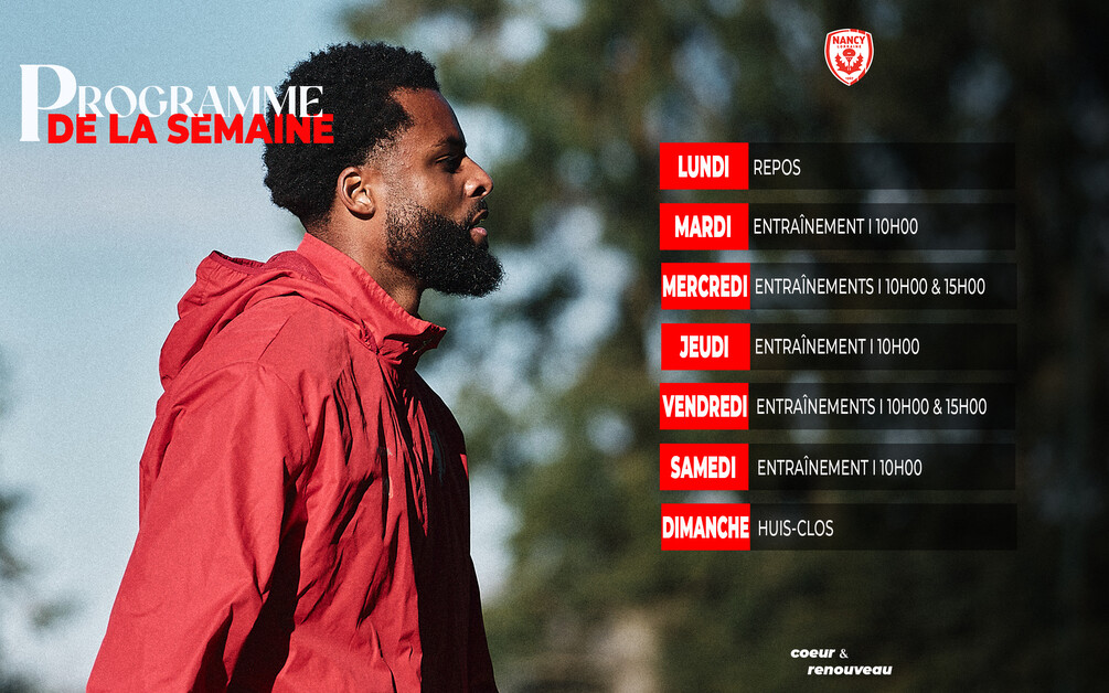 Le programme de la semaine