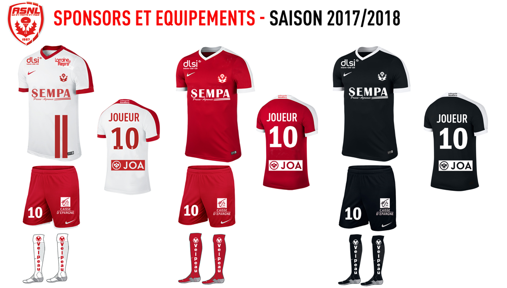 Le maillot ASNL 2017/2018